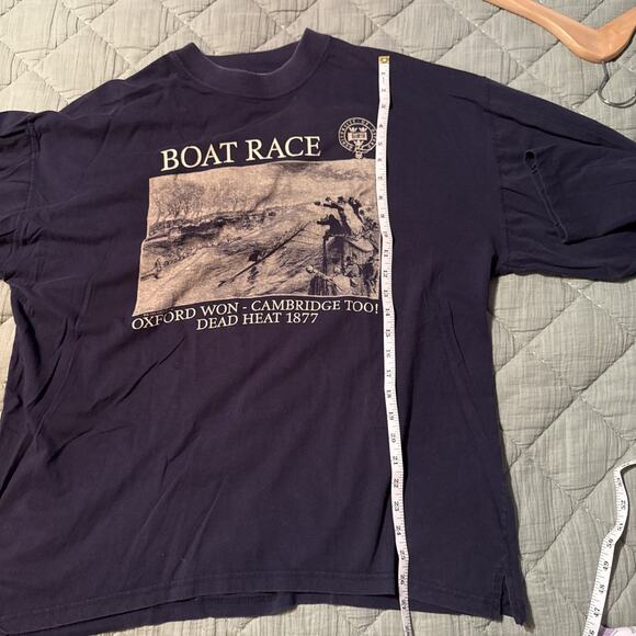 Vintage Rowing Long Sleeved Lot of 2 Tee Shirts Navy Single Stitch Size XL & XXL - Picture 12 of 16